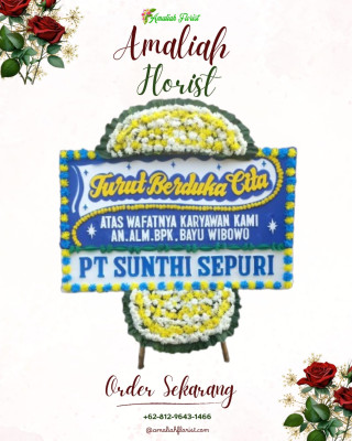 Papan Bunga Duka di Ekadide